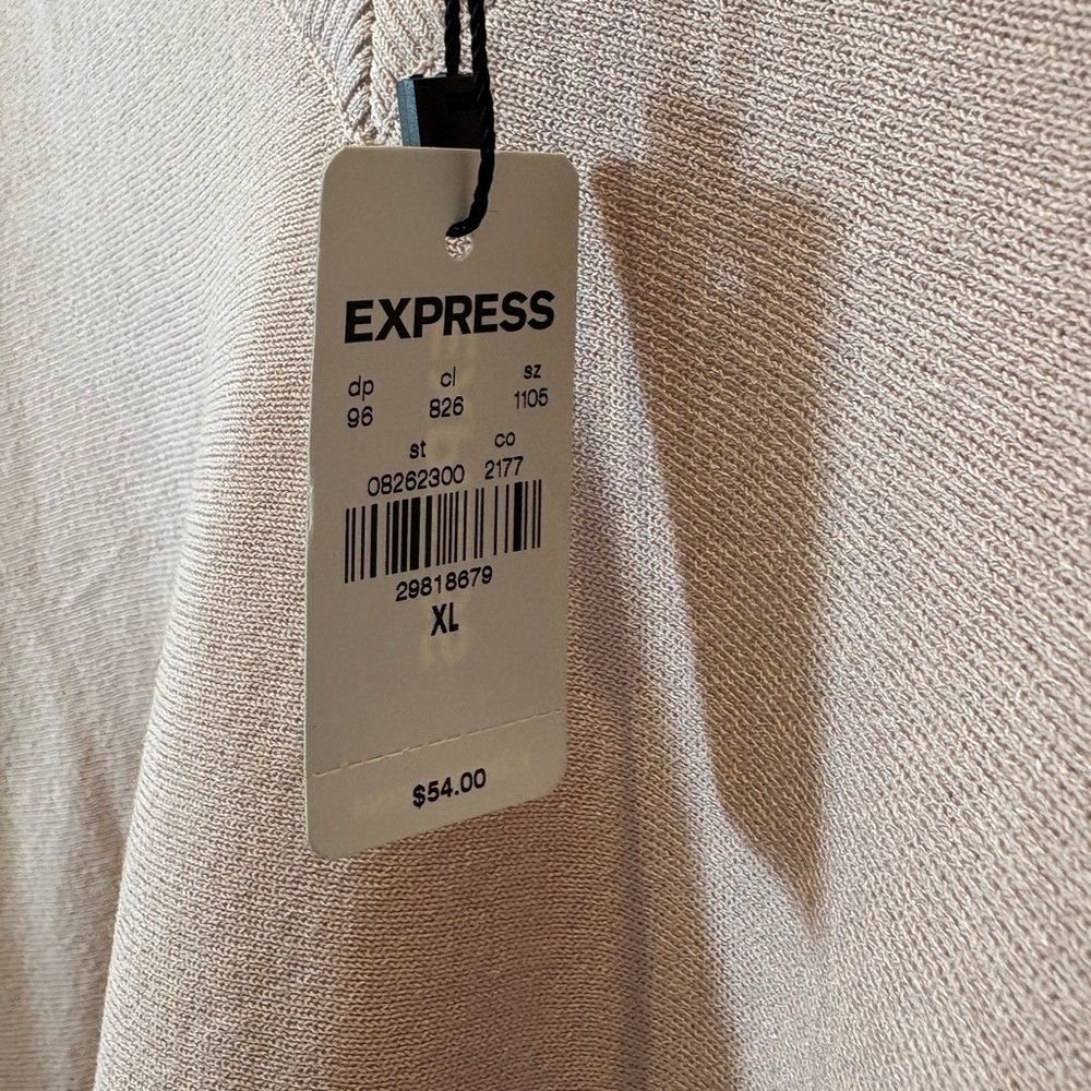 Express Light Pink Sweater XL